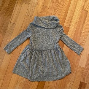 Grey Old Navy cowl neck dress